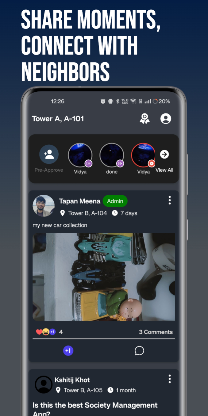 Living Sphere App Interface